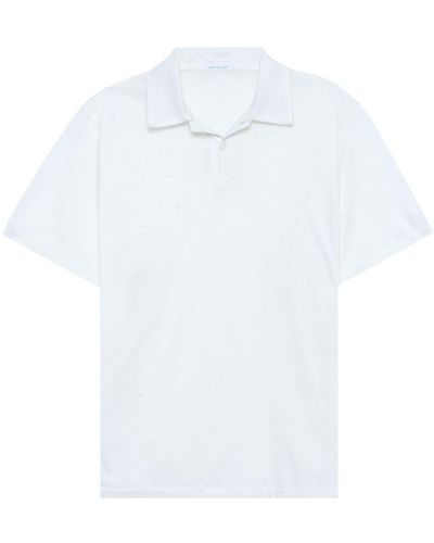 John Elliott Cotton-cashmere Polo Shirt - White