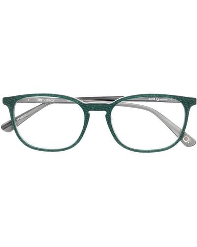 Etnia Barcelona Fix スクエア眼鏡フレーム - ブラウン