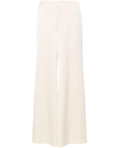 Nanushka Crepe Wide Pants - White