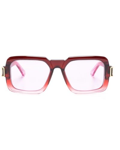 Marni Zamalek Brille mit eckigem Gestell - Rot
