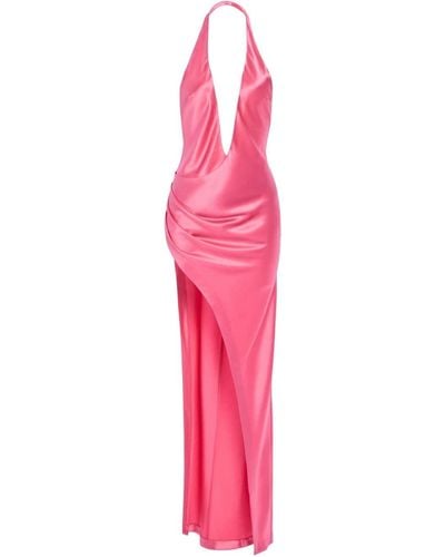 retroféte Valeria V-neck Dress - Pink