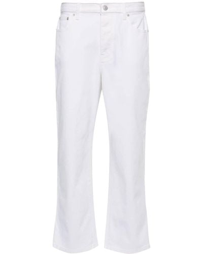 Fabiana Filippi Straight Cropped Jeans - White