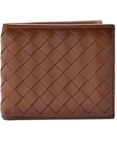 Aspinal of London Folded Leather Wallet - Brown