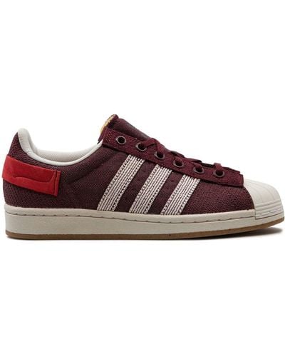 adidas X Parley Superstar "Shadow Red" Sneakers - Braun