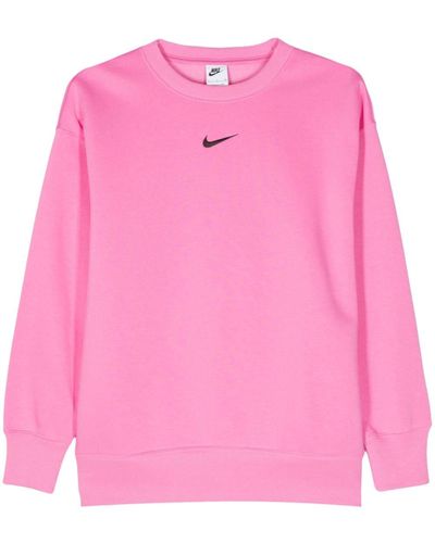Nike Fleece Sweater - Roze