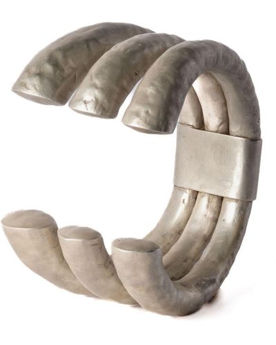 Parts Of 4 Claw Cuff Bracelet - Grey