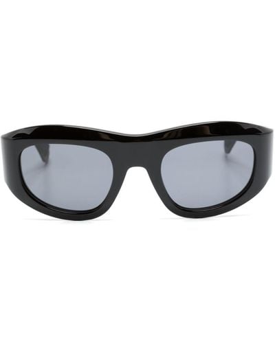 Gigi Studios Galilea Oval-frame Sunglasses - Black