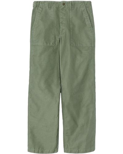 RE/DONE Straight-leg Utility Trousers - Green