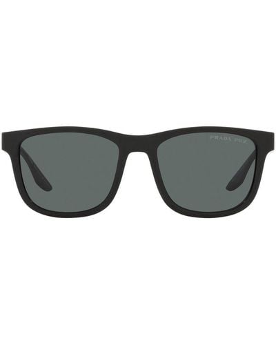 Prada Linea Rossa D-frame Sunglasses - Black