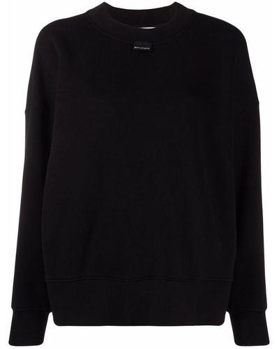 Palm Angels Logo-print Sweatshirt - Black