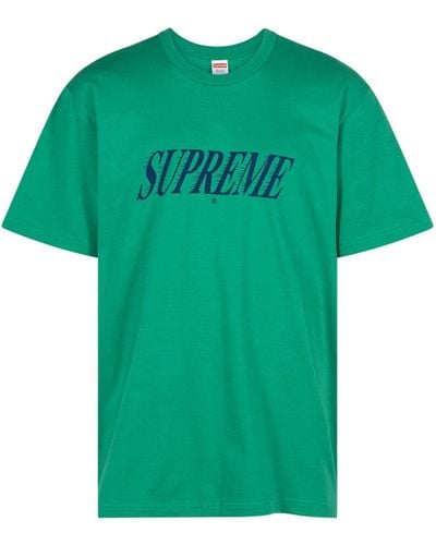 Supreme Slap Shot Logo-print T-shirt - Green