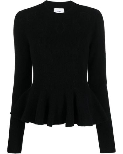 Erdem Cut-out-detailing Wool Sweater - Black