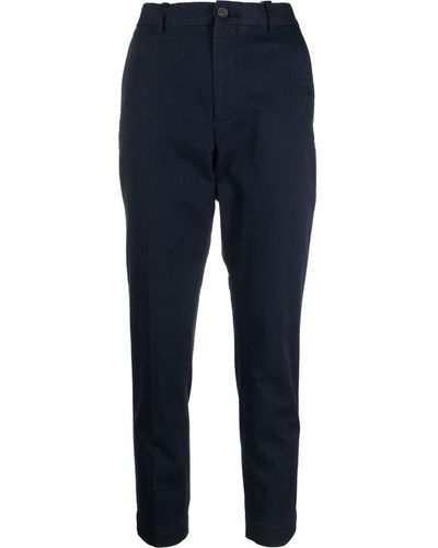 Polo Ralph Lauren Pantalon chino court à coupe slim - Bleu