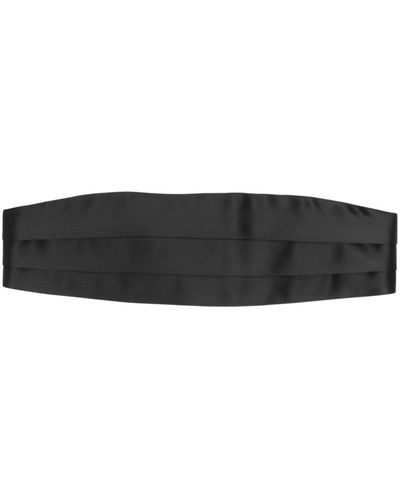 Tom Ford Fajín de seda plisado - Negro