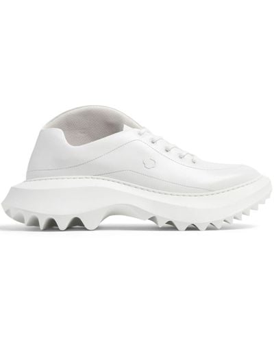 Phileo Azar Round-toe Sneakers - White