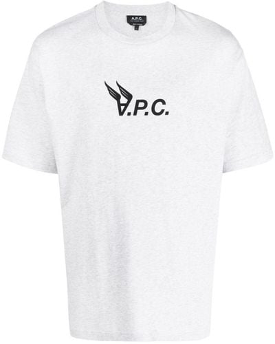 A.P.C. T-shirt con stampa - Bianco