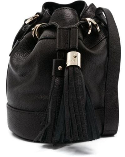See By Chloé Vicki Leather Bucket Bag - Black