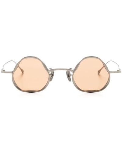 Rigards Antique-effect Wavy-frame Sunglasses - Pink