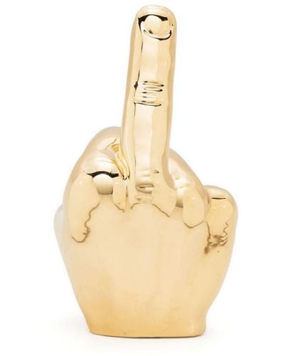 Y. Project Gold-tone Middle Finger Earring - Metallic