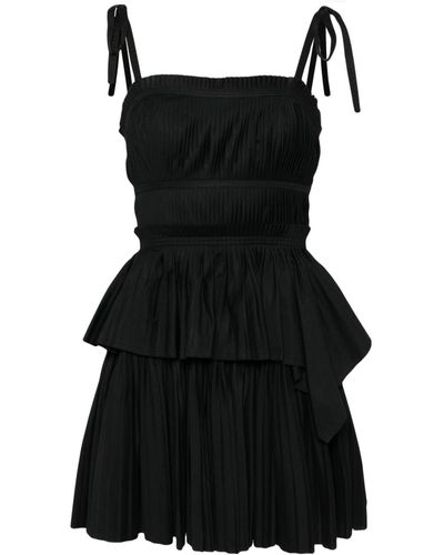 Ulla Johnson Bailey Pleated Minidress - Black