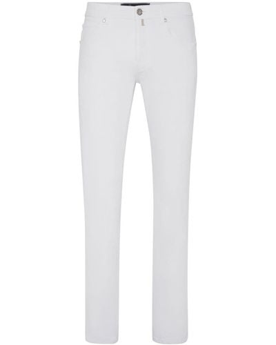 Billionaire Jeans Met Borduurwerk - Wit