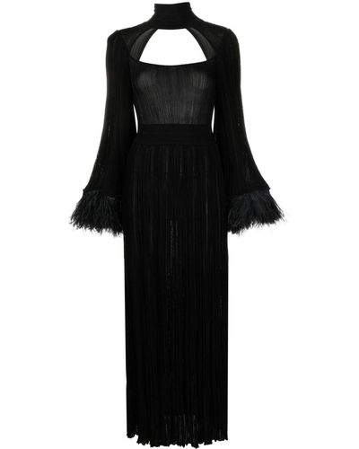 Antonino Valenti Cornelia Cut-out Midi Dress - Black
