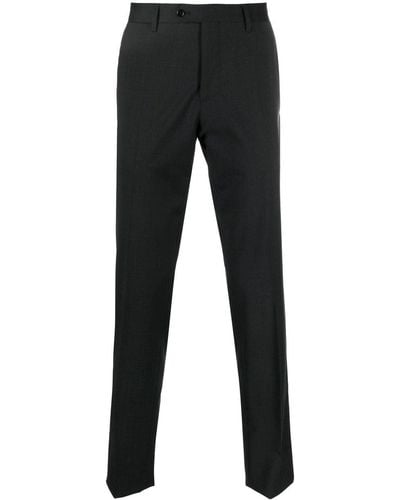 Lardini Pantalon de costume en laine stretch - Noir
