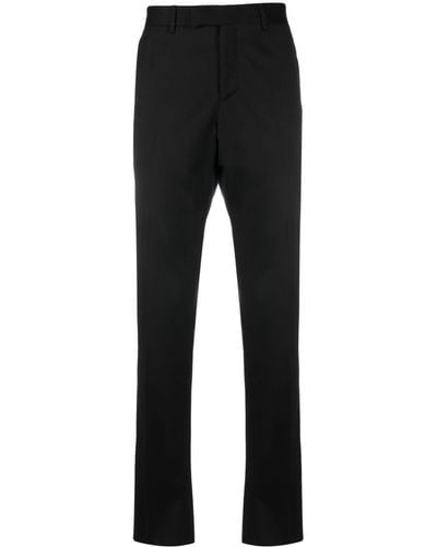 Lardini Slim-cut Wool Pants - Black