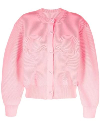JNBY Cardigan a coste - Rosa