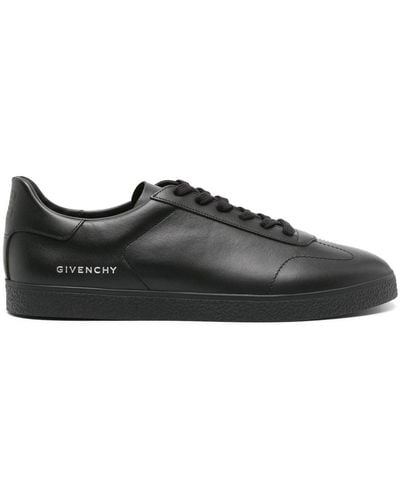 Givenchy Town Leather Low-top Sneakers - Black