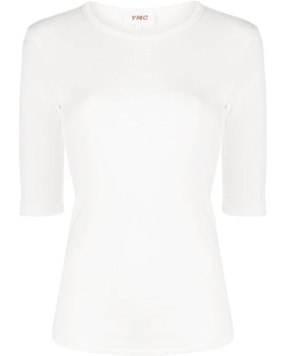 YMC T-shirt Charlotte in cotone biologico - Bianco