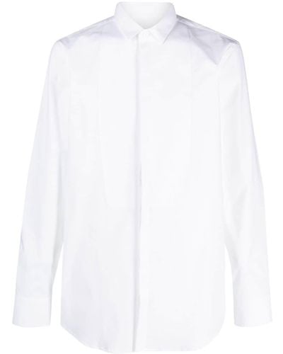 Peserico Hemd mit Kontrasteinsätzen - Weiß