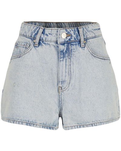 Armani Exchange Jeans-Shorts mit Logo-Applikation - Blau