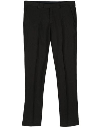 Paul Smith Tailored Linen Trousers - Black
