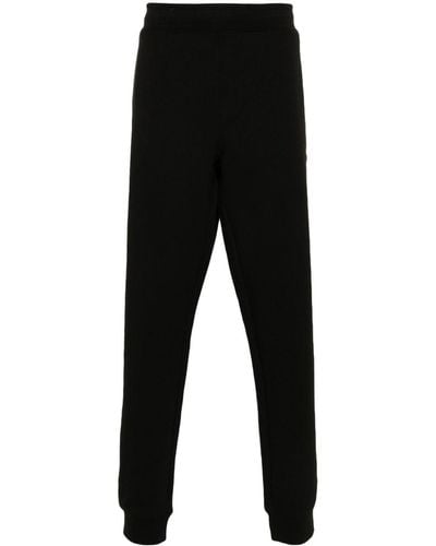 Calvin Klein Logo-embossed Track Trousers - Black