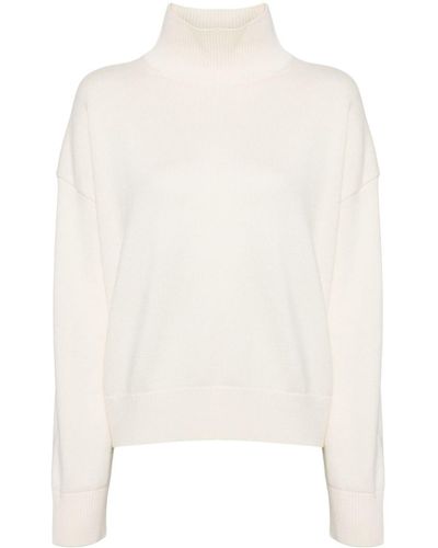 Studio Nicholson Roll-neck Knitted Sweater - White