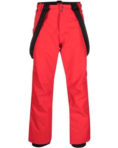 Rossignol Pantalones de esquí con parche del logo - Rojo