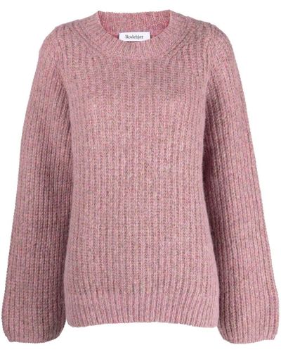 Rodebjer Ribbed-knit Sweater - Pink