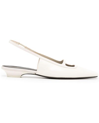 Neous Sabik 30Mm Leather Sandals - White