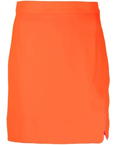 Vivienne Westwood Jupe mi-longue à design portefeuille - Orange