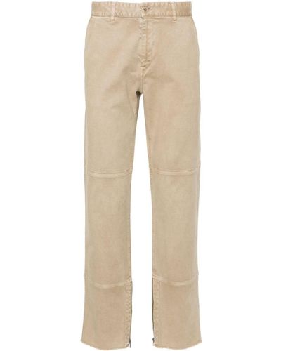 Zadig & Voltaire Pocky Straight-leg Panelled Trousers - Natural