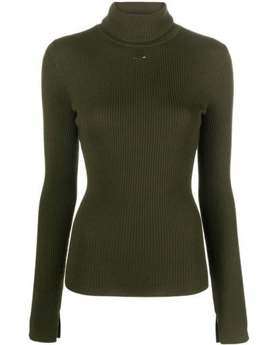 Barbara Bui Pullover aus Merinowolle - Grün