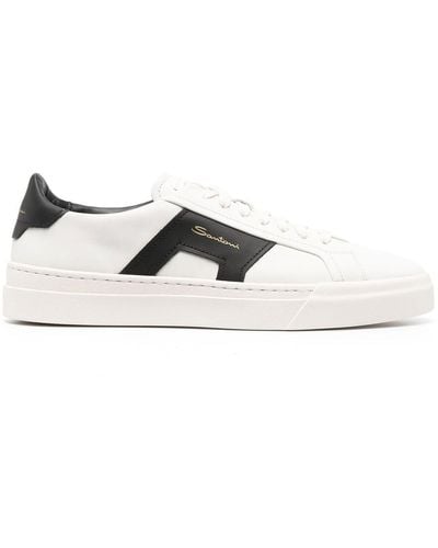 Santoni Klassische Sneakers - Weiß