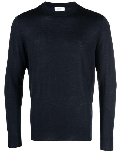 Ballantyne Crew-neck Cashmere Sweater - Blue