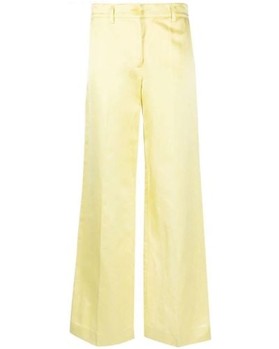 P.A.R.O.S.H. Straight-leg Tailored Pants - Yellow