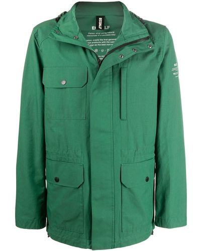 Ecoalf Hooded Lightweight Jacket - Green