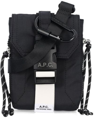 A.P.C. Trek Crossbody Bag - Black