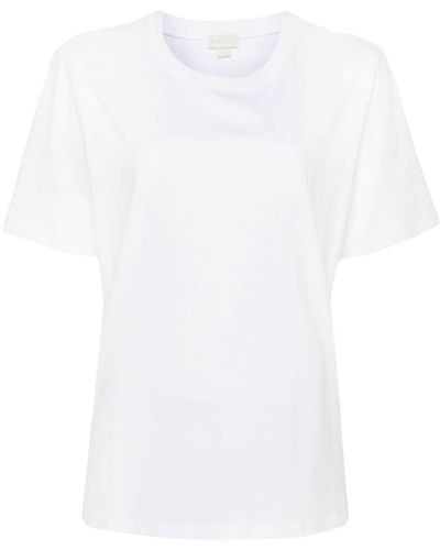 Hanro Camiseta con cuello redondo - Blanco