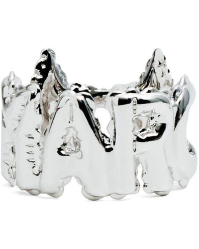 Marc Jacobs Ring Met Gelakte Afwerking - Wit