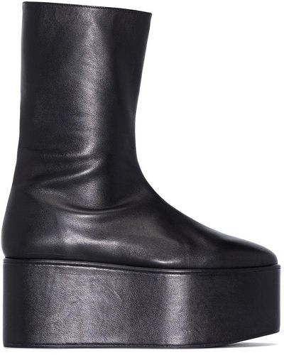 Molly Goddard Corinthia 90mm Platform Boots - Black